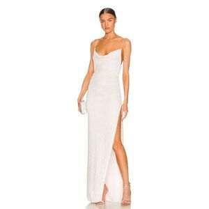 retrofete Katya Dress in Moonglow White